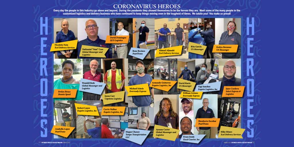 Evens Jeudy, Excel Courier Driver, recognized as a COVID-19 hero by CLDA