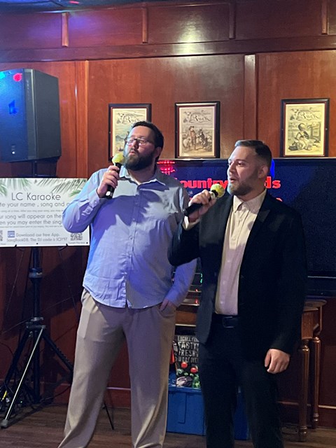 Ryan and Zach singing