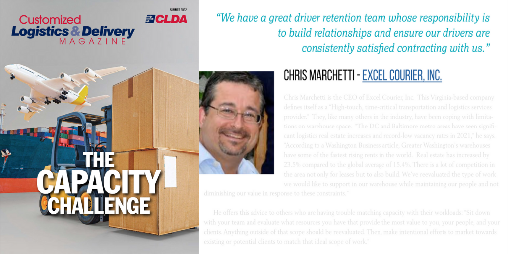 Excel Courier feat. in CLDA Magazine About Courier Industry Challenges
